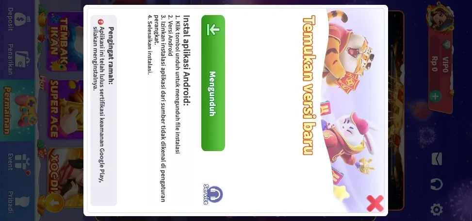 INA777 screenshot